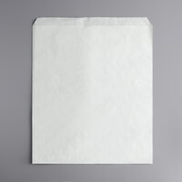 Duro 15 inch x 18 inch White Merchandise Bag - 500/Bundle