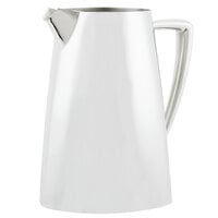 Vollrath 46206 Triennium 73.6 oz. Mirror-Finished Stainless Steel Water Pitcher with Ice Guard
