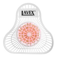 Lavex Urinal Screen with Citrus Scented Block - 12/Pack