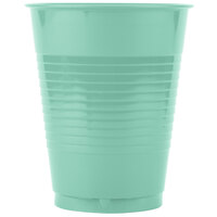 Creative Converting 318883 16 oz. Fresh Mint Green Plastic Cup - 240/Case