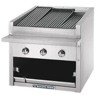 Bakers Pride C-72RS Natural Gas 72 inch Glo Stone Charbroiler - 306,000 BTU