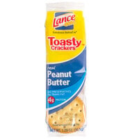 Lance Toasty Peanut Butter Sandwich Crackers 20 Count Box - 6/Case