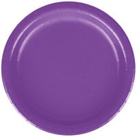 Creative Converting 318933 7" Amethyst Purple Round Paper Plate - 240/Case