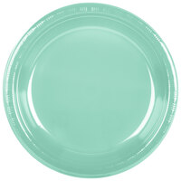 Creative Converting 318880 10 inch Fresh Mint Green Plastic Plate - 240/Case