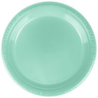Creative Converting 318878 9" Fresh Mint Green Plastic Plate - 240/Case