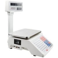 Cardinal Detecto DL1030P 30 lb. Digital Price Computing Scale with Printer and Tower Display, Legal for Trade