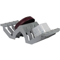 Cambro CSDR8151 Camshelving® Gray 8 Slot Drying Cradle