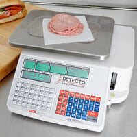 Cardinal Detecto DL1030 30 lb. Digital Price Computing Scale with Printer, Legal for Trade