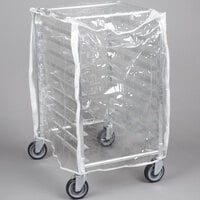 Curtron SUPRO-14-EC-1/2 Protecto Clear Half Size Bun Pan Rack Cover - 12-14 Mil
