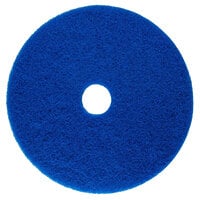 Scrubble by ACS 53-27 Type 53 27" Blue Cleaning Floor Pad - 5/Case