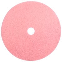 Scrubble by ACS 36-27 Type 36 27" Pink Burnishing UHS Floor Pad - 5/Case