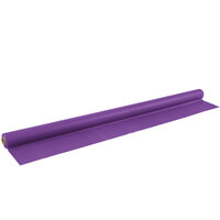 Creative Converting 318934 100' Amethyst Purple Disposable Plastic Table Cover