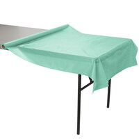 Creative Converting 318895 100' Fresh Mint Green Disposable Plastic Table Cover