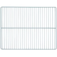 True 868290-040+985775 Gray Coated Middle Wire Shelf with Clips and Standoff - 24 1/8 inch x 22 3/8 inch