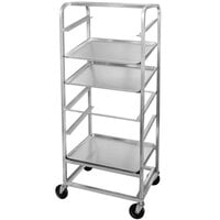 Channel SRS-11 11 Pan Side Load Angled Merchandising Cart