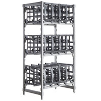 Cambro ESU243672C96580 Camshelving® Elements Full-Size Stationary Free Standing #10 Can Rack Unit