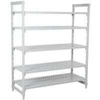 Cambro CPU186084V5PKG Camshelving® Premium Shelving Unit with 5 Vented Shelves 18 inch x 60 inch x 84 inch