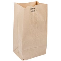 Duro 25 lb. Shorty Brown Paper Bag - 500/Bundle