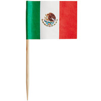 Royal Paper R830 2 1/2" Mexican Flag Food Pick - 144/Pack
