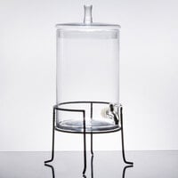 Stylesetter Homestead 2.5 Gallon Hammered Glass Beverage Dispenser by Jay  Companies