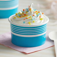 Choice 6 oz. Blue Paper Frozen Yogurt / Food Cup - 1000/Case