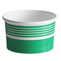 Choice 6 oz. Green Paper Frozen Yogurt / Food Cup - 50/Pack