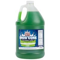 Carnival King 1 Gallon Lime Snow Cone Syrup