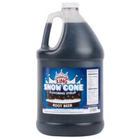 Carnival King 1 Gallon Root Beer Snow Cone Syrup - 4/Case