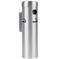 Aarco SS15W Satin Wall Mounted Cigarette / Ash Receptacle