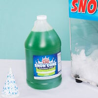 Carnival King 1 Gallon Lime Snow Cone Syrup - 4/Case
