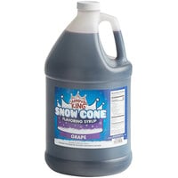 Carnival King 1 Gallon Grape Snow Cone Syrup - 4/Case