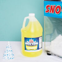 Carnival King 1 Gallon Lemon Snow Cone Syrup - 4/Case