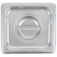 Choice 1/6 Size Stainless Steel Solid Steam Table / Hotel Pan Cover
