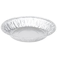 D&W Fine Pack 11600 6 inch x 1 inch Shallow Foil Pie Pan - 100/Pack