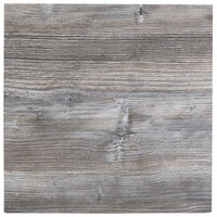 BFM Seating DW3636 Midtown 36 inch Square Indoor Tabletop - Driftwood