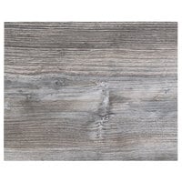 BFM Seating DW2430 Midtown 24 inch x 30 inch Rectangular Indoor Tabletop - Driftwood