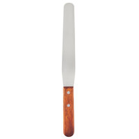 8" Blade Straight Baking / Icing Spatula with Wood Handle