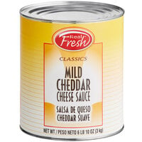 Real Fresh Mild Cheddar Nacho Cheese Sauce #10 Can - 6/Case
