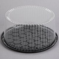D&W Fine Pack G40-1 10 inch 2-3 Layer Cake Display Container with Clear Dome Lid - 80/Case