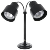 Hanson Heat Lamps DLM/200/ST/B Black Flexible Dual Bulb Freestanding Heat Lamp