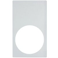 Vollrath 8240720 Miramar Resin Adapter Plate for Large Round Pan - White Stone