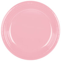 Creative Converting 28158031 10 inch Classic Pink Plastic Plate   - 20/Pack