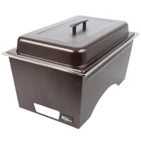 Sterno Copper Vein Stackable Chafer with Lid and 2 Half Size Pans