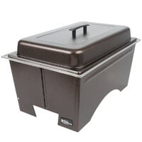 Sterno Full Size Copper Vein Fold Away Chafer with Lid and Full Size Pan