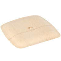 Bambu® 064400 Veneerware® 11 inch Disposable Square Bamboo Tray - 100/Case