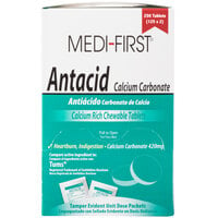 Medi-First 80248 Antacid Tablets - 250/Box