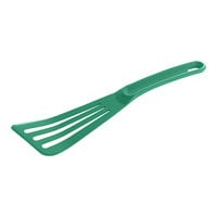 Mercer Culinary M35110GR Hell's Tools® 12" Green High Temperature Slotted Turner / Spatula