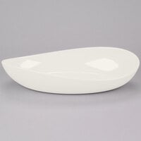 GET B-65-AW Osslo 2 Qt. Ivory (American White) Oval Melamine Bowl - 6/Case