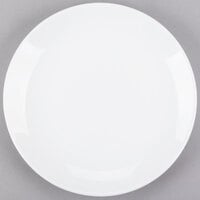 World Tableware 840-425C Porcelana Coupe Plate 9 inch Bright White Round Porcelain - 24/Case
