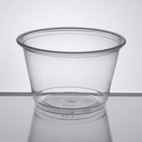 Choice 4 oz. Clear Plastic Souffle Cup / Portion Cup - 2500/Case